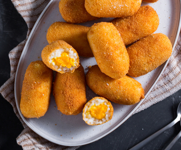 Croquettes de riz aux 4 fromages