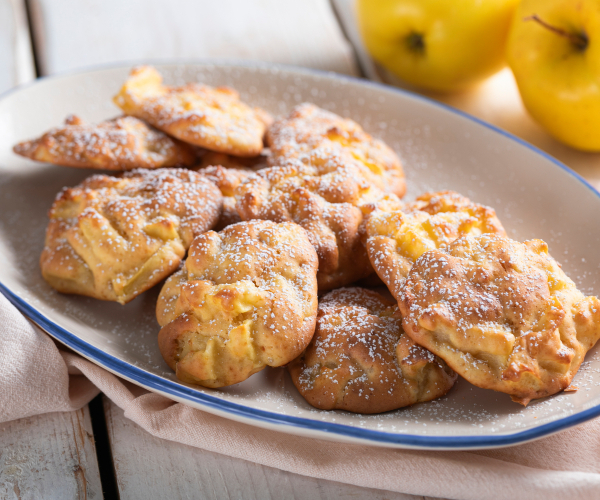 Beignets de pommes au four