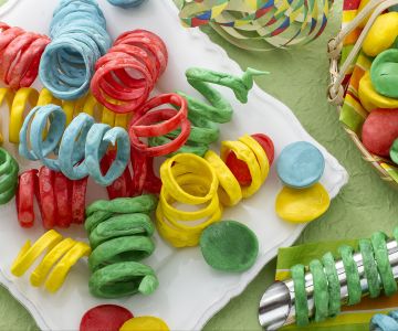 Confettis et serpentins