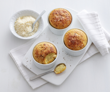 Soufflé au fromage et poivre
