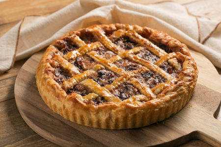 Tarte salée au radicchio et gorgonzola