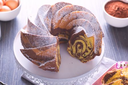 Gâteau marbré