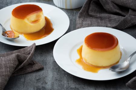 Crème caramel à la vanille