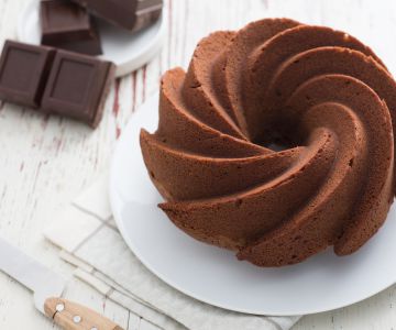 Gâteau couronne au chocolat