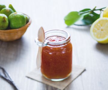 Confiture de figues et vanille