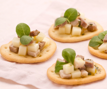 Fougasses avec porchetta et provolone