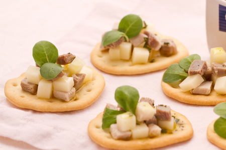 Fougasses avec porchetta et provolone