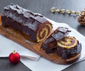 Bûche de Noël (Tronchetto di Natale)
