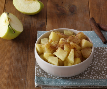 Pommes cuites au micro-ondes