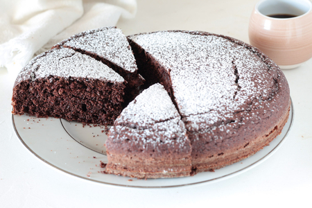 Tarte à l'eau au cacao