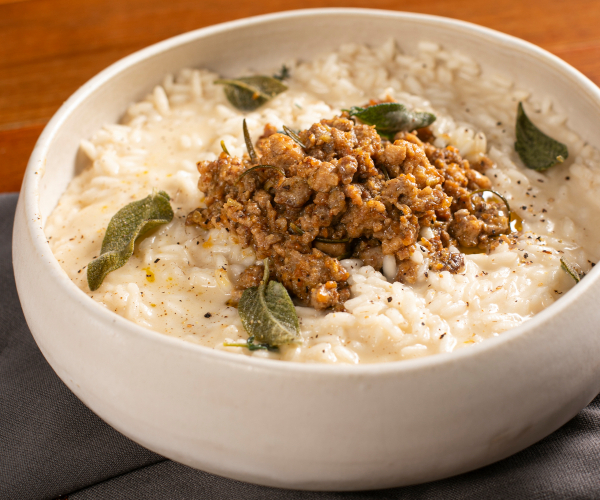 Risotto au ragoût de basse-cour