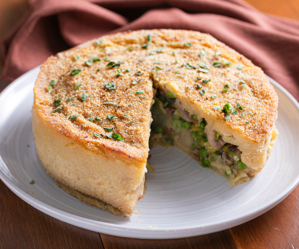 Gâteau de pommes de terre végane