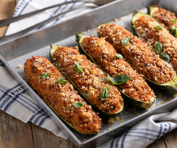 Courgettes farcies végétariennes