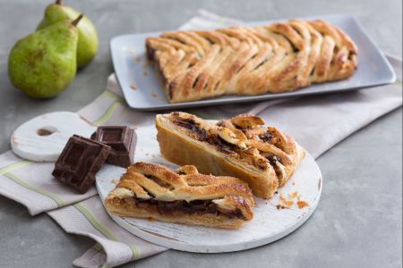 Strudel poires et chocolat