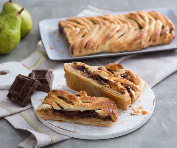 Strudel poires et chocolat