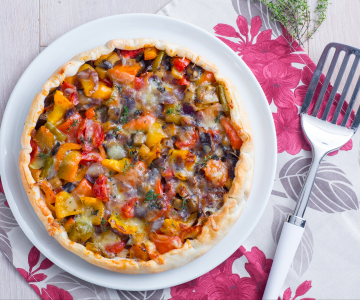 Tarte salée ratatouille