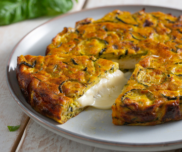 Frittata de courgettes à la provola