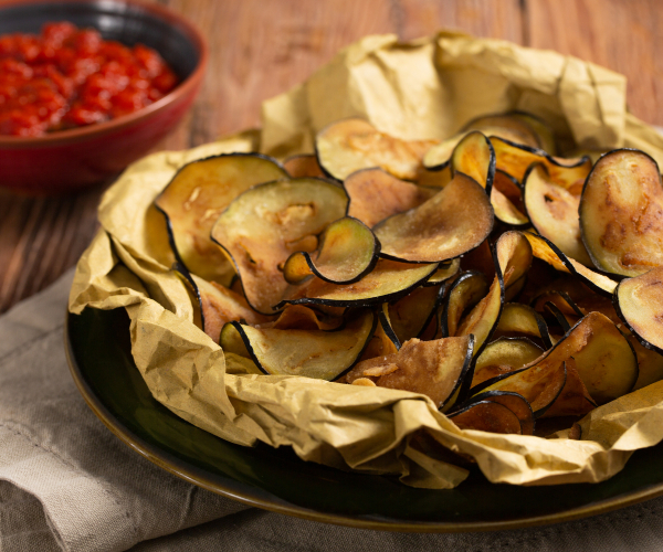 Aubergines frites