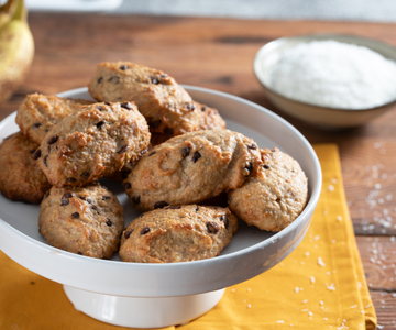 Biscuits aux bananes mûres