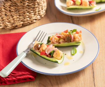 Barquettes de concombre