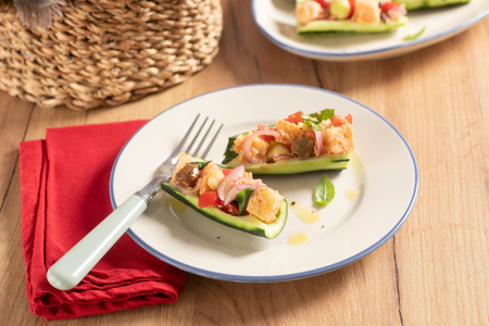 Barquettes de concombre