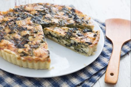 Tarte salée au chou kale