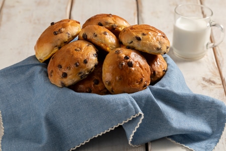 Pains aux pépites de chocolat