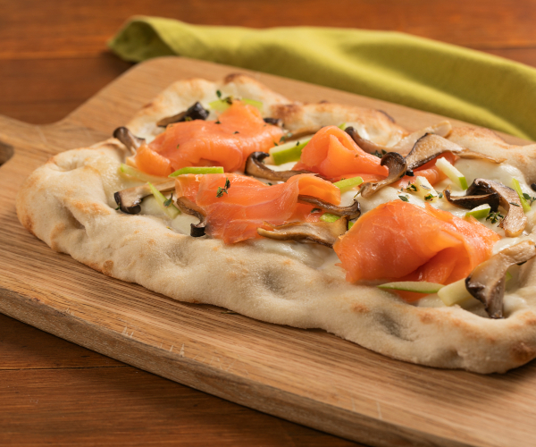 Pinsa au saumon
