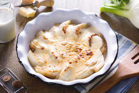 Fenouils gratinés à la béchamel