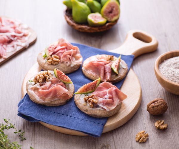 Petites galettes complètes à la poêle