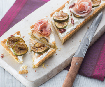Tarte salée aux figues