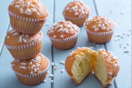 Muffins au lait chaud