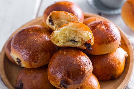 Pain brioché au chocolat