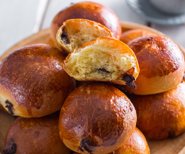 Pain brioché au chocolat