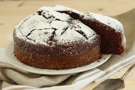 Gâteau moelleux au chocolat et à la ricotta