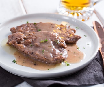 Escalopes à la bière