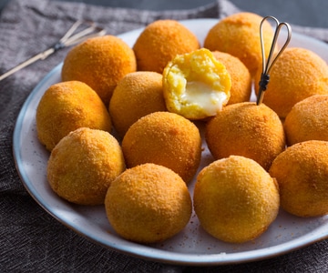 Boulettes de pommes de terre et gorgonzola