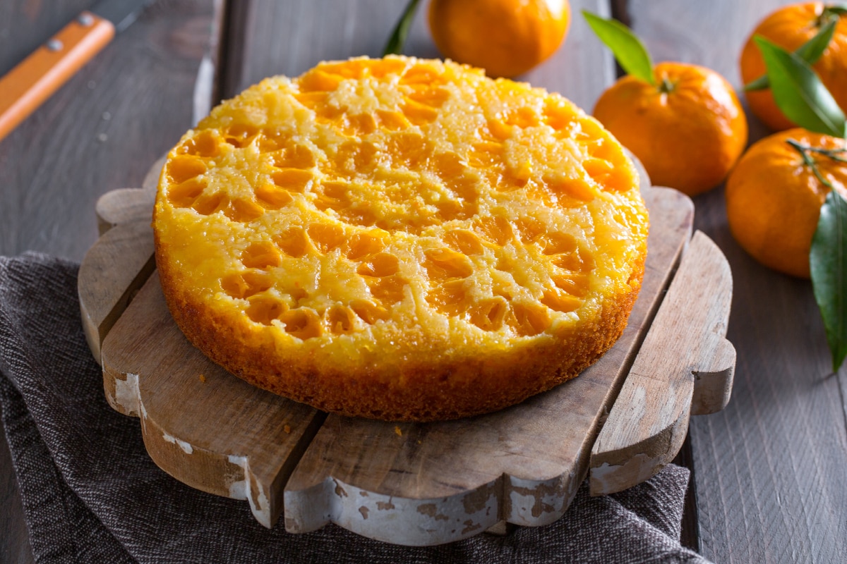 Gâteau renversé aux mandarines