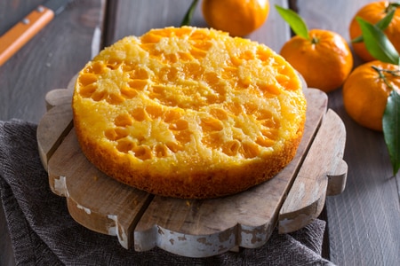 Gâteau renversé aux mandarines