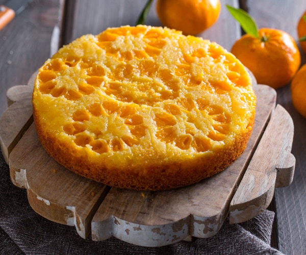 Gâteau renversé aux mandarines