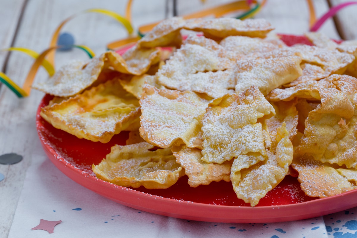 Chiacchiere à la friteuse à air