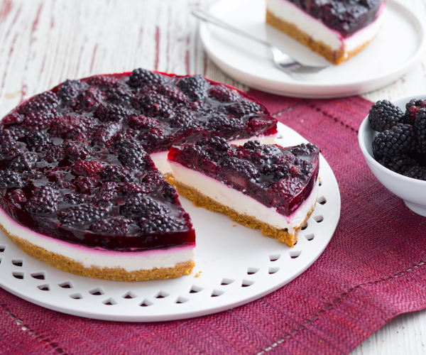 Cheesecake aux mûres