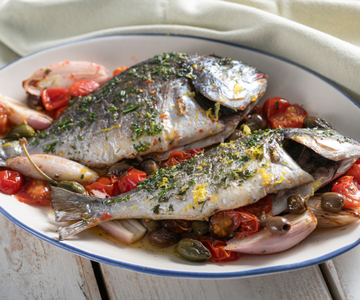 Daurade en friteuse sans huile