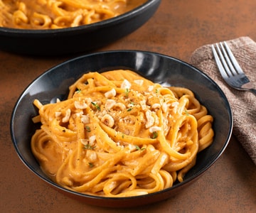 Pâtes à la crème de légumes au four