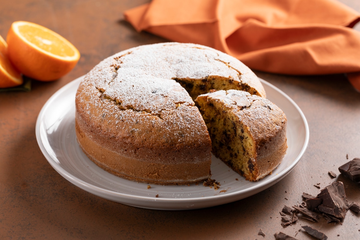 Gâteau orange et chocolat