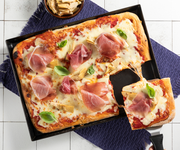Pizza à la coupe