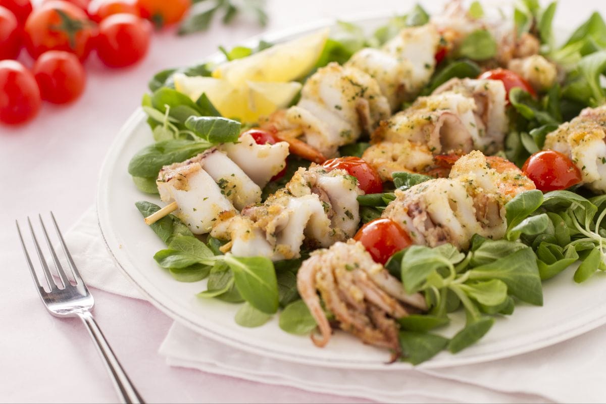 Brochettes de la mer