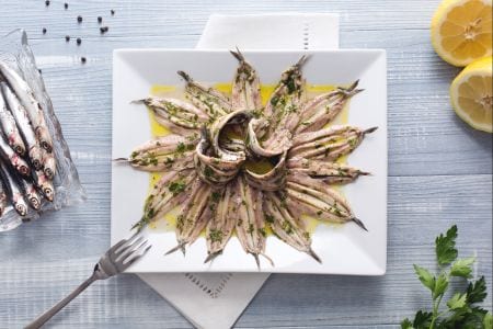 Anchois marinés