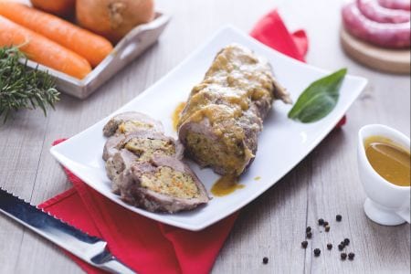 Épaule d'agneau farcie à la toscane