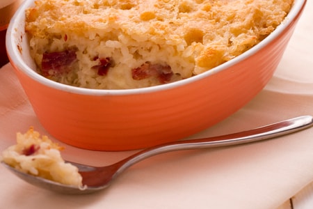 Timbale de riz aux 4 fromages